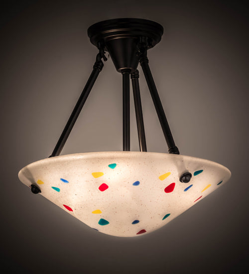 Meyda Tiffany Metro Fusion 169905 Ceiling Light - Craftsman Brown