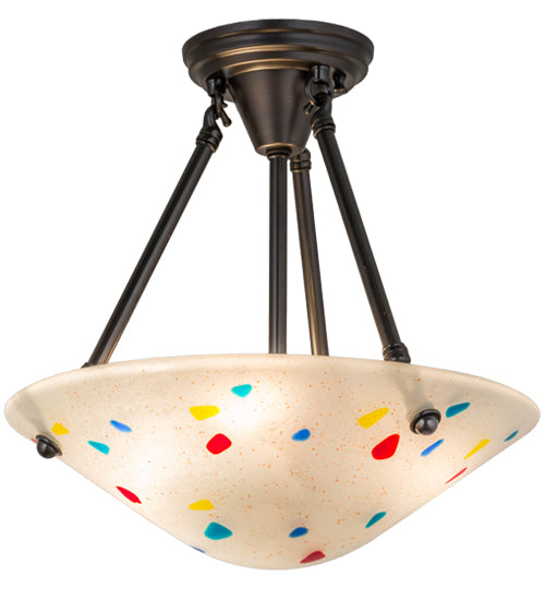 Meyda Tiffany Metro Fusion 169905 Ceiling Light - Craftsman Brown