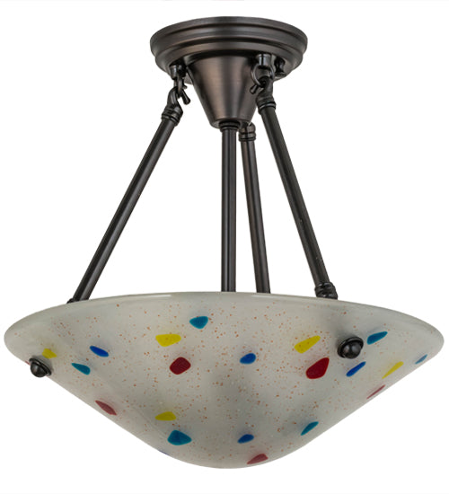 Meyda Tiffany Metro Fusion 169905 Ceiling Light - Craftsman Brown