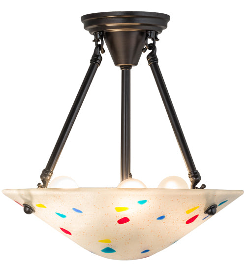 Meyda Tiffany Metro Fusion 169905 Ceiling Light - Craftsman Brown