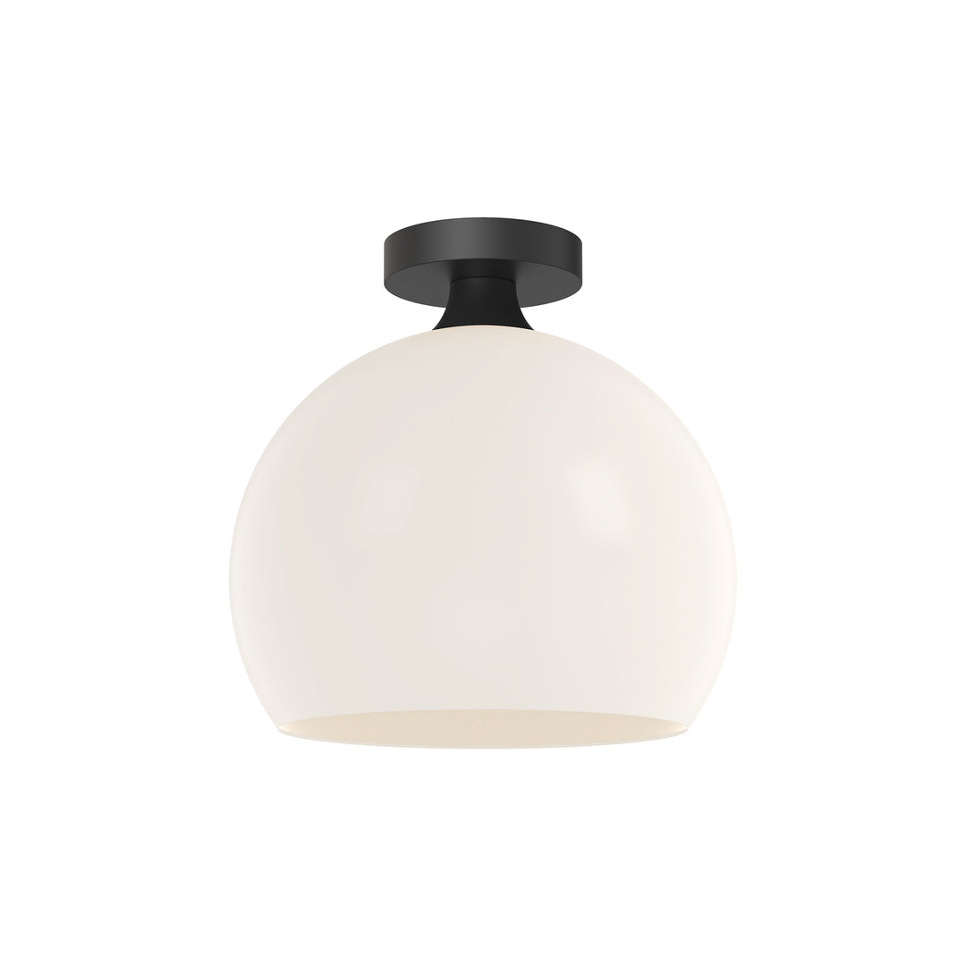 Alora Mood castilla FM506312MBOP Ceiling Light - Matte Black/Opal Matte Glass
