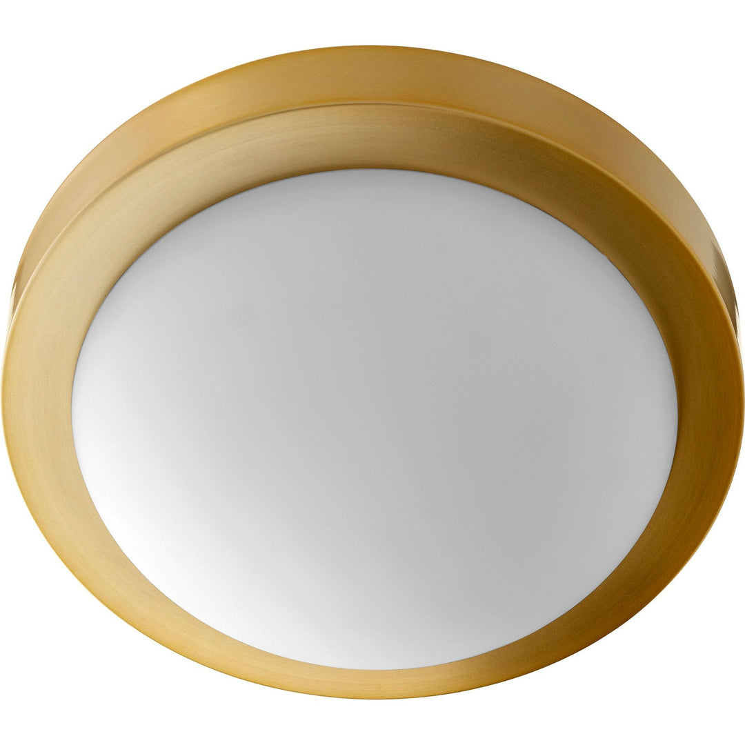 Quorum 3505 Contempo Ceiling Mounts 3505-11-80 Ceiling Light - Aged Brass