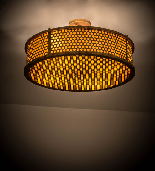 Meyda Tiffany Cilindro 170135 Ceiling Light - Timeless Bronze