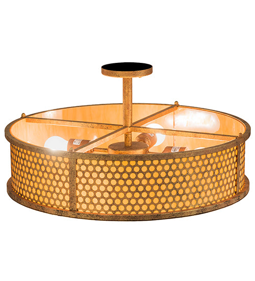 Meyda Tiffany Cilindro 170135 Ceiling Light - Timeless Bronze