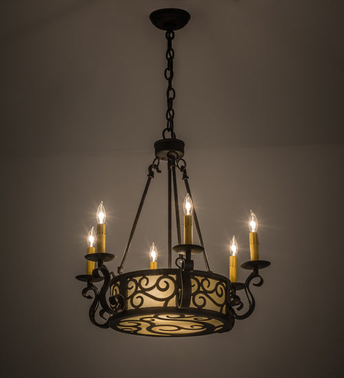 Meyda Tiffany Delano 170227 Chandelier Light - Polished Brass