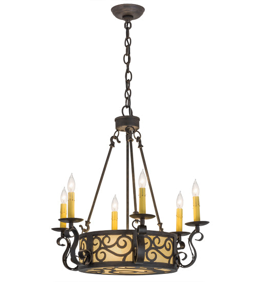 Meyda Tiffany Delano 170227 Chandelier Light - Polished Brass