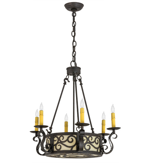 Meyda Tiffany Delano 170227 Chandelier Light - Polished Brass