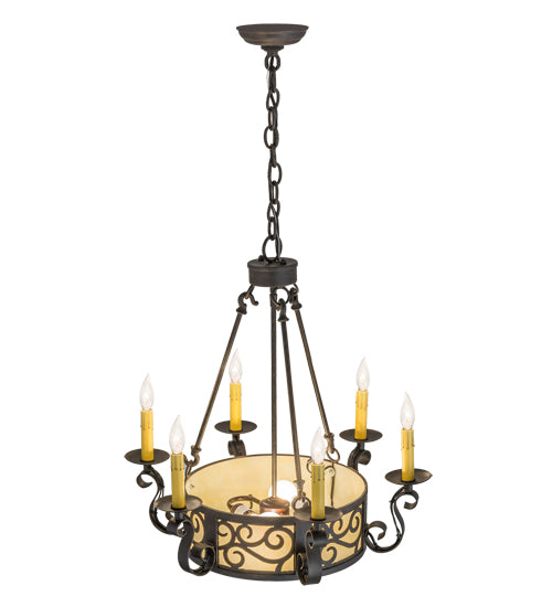 Meyda Tiffany Delano 170227 Chandelier Light - Polished Brass
