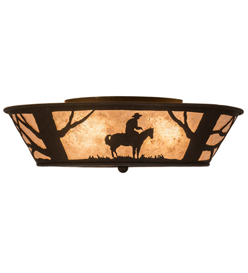 Meyda Tiffany Cowboy 170453 Ceiling Light - Dark Roast