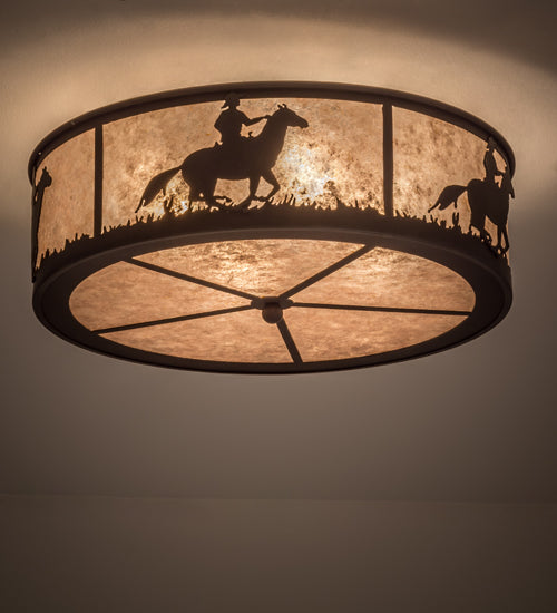 Meyda Tiffany Lone Cowboy 170455 Ceiling Light - Dark Roast