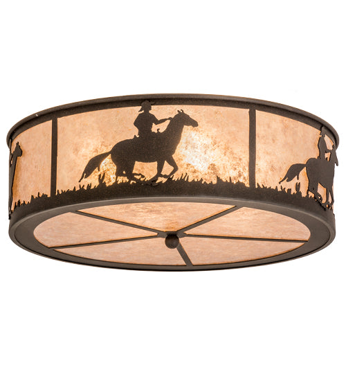 Meyda Tiffany Lone Cowboy 170455 Ceiling Light - Dark Roast