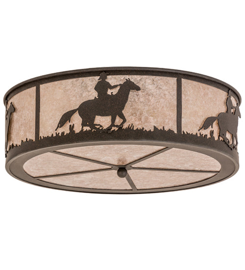Meyda Tiffany Lone Cowboy 170455 Ceiling Light - Dark Roast