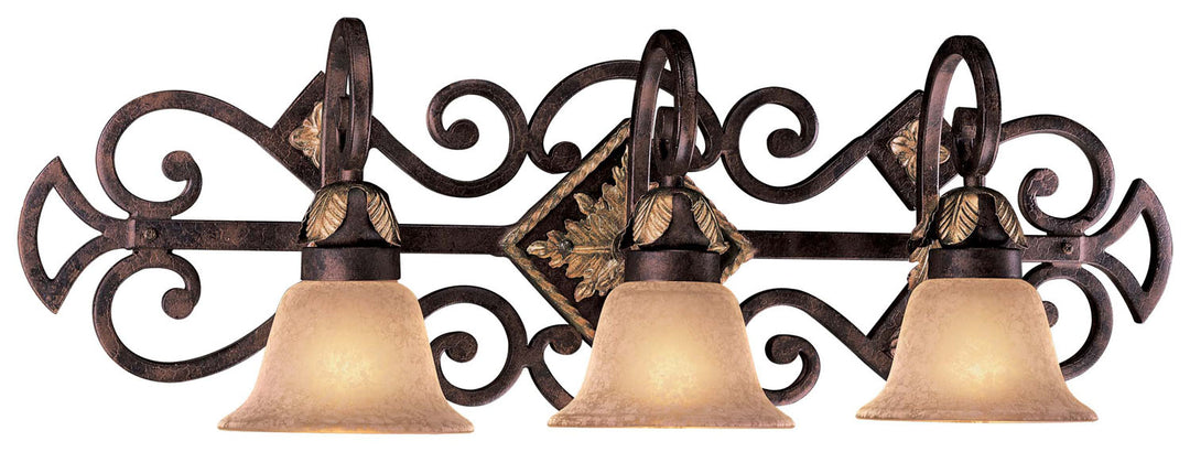 Metropolitan Zaragoza N2233-355 Bath Vanity Light 32 in. wide - Golden Bronze