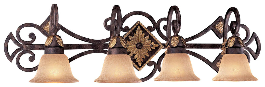 Metropolitan Zaragoza N2234-355 Bath Vanity Light 37 in. wide - Golden Bronze
