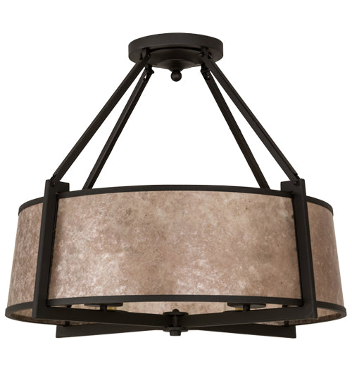 Meyda Tiffany Cilindro 170599 Ceiling Light - Wrought Iron