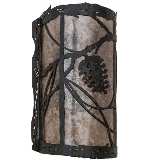 Meyda Tiffany Whispering Pines 170615 Wall Light - Wrought Iron