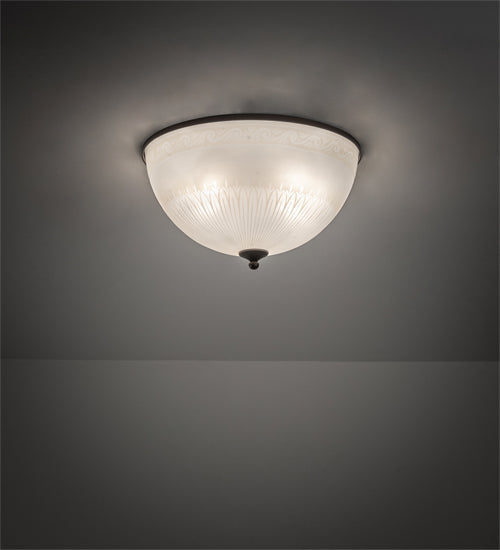 Meyda Tiffany Ovum Aquinum 170708 Ceiling Light - Mahogany Bronze