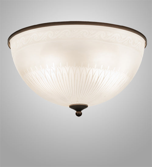 Meyda Tiffany Ovum Aquinum 170708 Ceiling Light - Mahogany Bronze