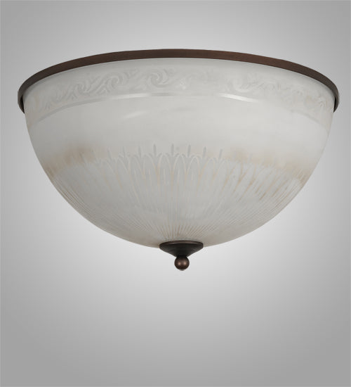 Meyda Tiffany Ovum Aquinum 170708 Ceiling Light - Mahogany Bronze