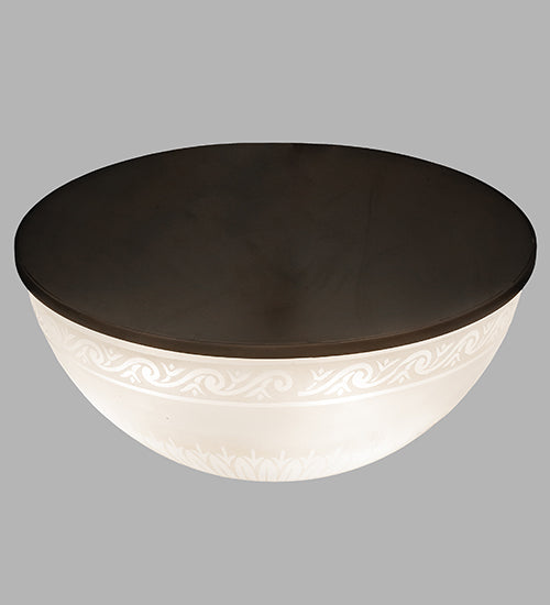 Meyda Tiffany Ovum Aquinum 170708 Ceiling Light - Mahogany Bronze