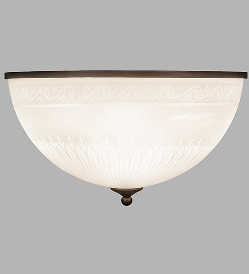 Meyda Tiffany Ovum Aquinum 170708 Ceiling Light - Mahogany Bronze