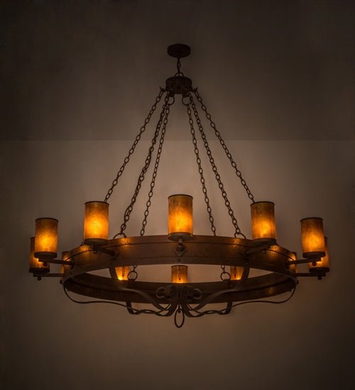 Meyda Tiffany Parnella 170763 Chandelier Light - Rust