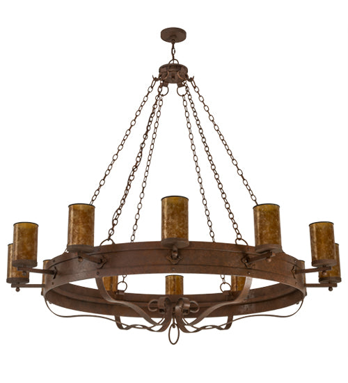 Meyda Tiffany Parnella 170763 Chandelier Light - Rust