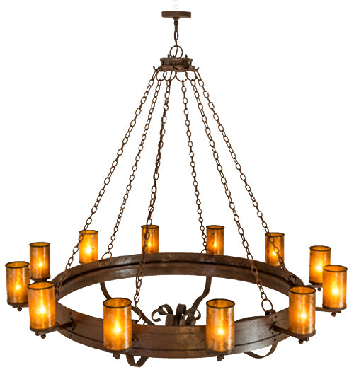 Meyda Tiffany Parnella 170763 Chandelier Light - Rust