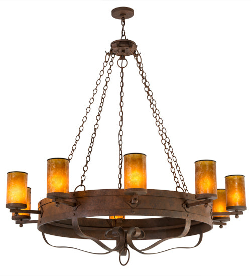 Meyda Tiffany Parnella 170768 Chandelier Light - Rust