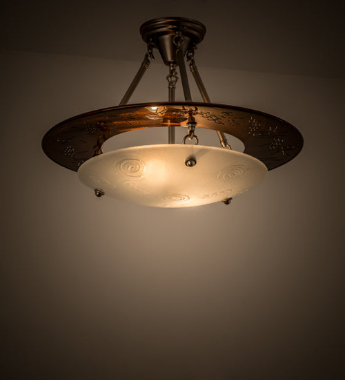 Meyda Tiffany Metro 170820 Pendant Light - Nickel, Copper