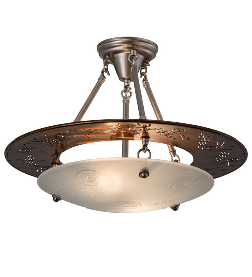 Meyda Tiffany Metro 170820 Pendant Light - Nickel, Copper
