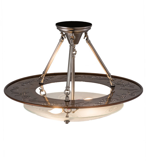 Meyda Tiffany Metro 170820 Pendant Light - Nickel, Copper