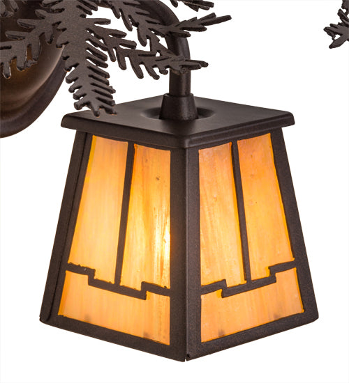 Meyda Tiffany Pine Branch 170877 Wall Light - Cafe-Noir ,Custom