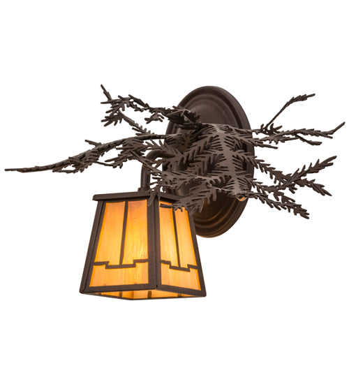 Meyda Tiffany Pine Branch 170878 Wall Light - Cafe-Noir ,Custom