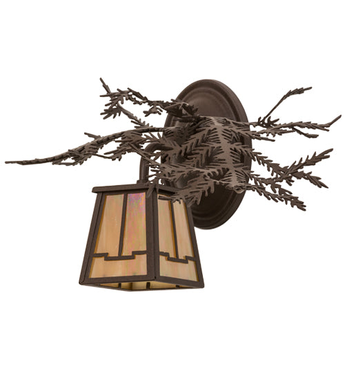 Meyda Tiffany Pine Branch 170878 Wall Light - Cafe-Noir ,Custom