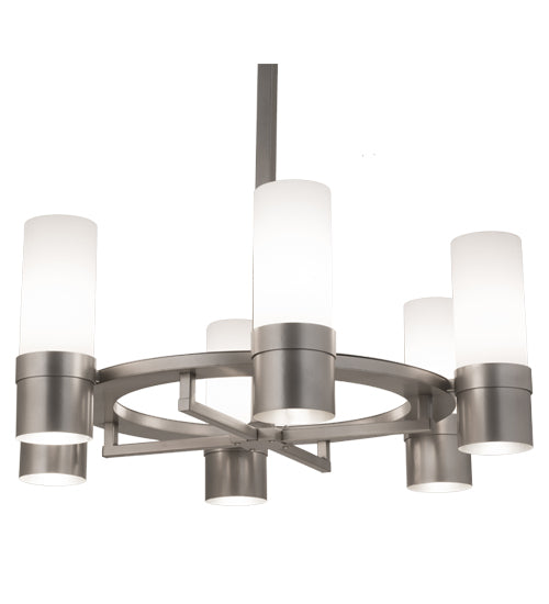 Meyda Tiffany Farmington 170971 Chandelier Light - Nickel