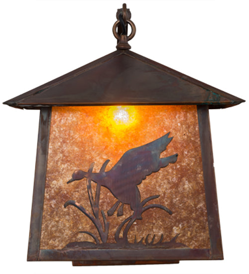 Meyda Tiffany Lighting 17102 Stillwater Wall Sconce Outdoor Copper/Antique/Verde