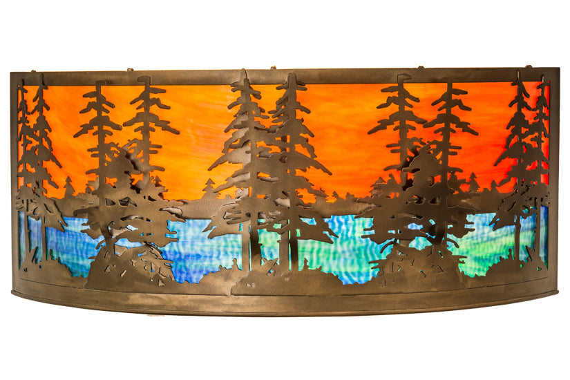 Meyda Tiffany Tall Pines 171107 Wall Light - Antique Copper