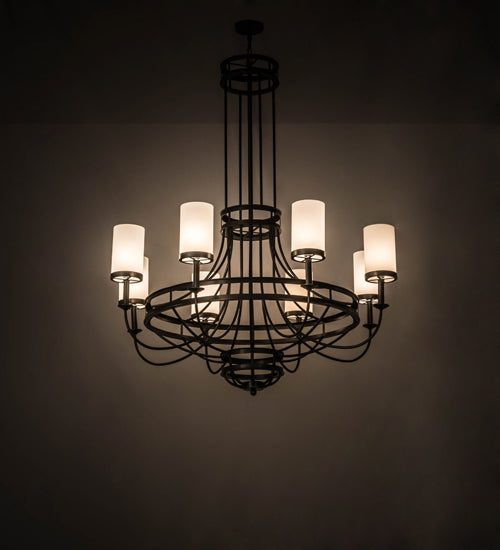 Meyda Tiffany Saxony 171146 Chandelier Light - Oil Rubbed Bronze