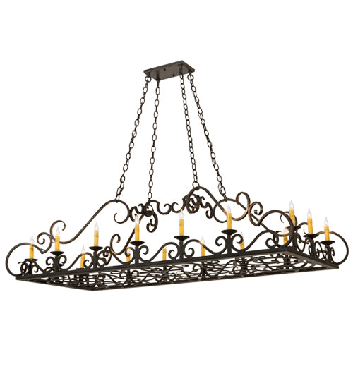 Meyda Tiffany Carlotta 171344 Pendant Light - Timeless Bronze