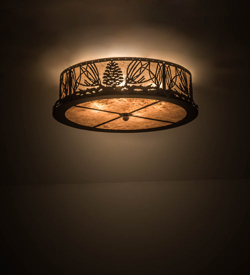 Meyda Tiffany Mountain Pine 171361 Ceiling Light - Oil Rubbed Bronze