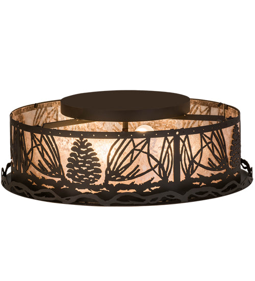 Meyda Tiffany Mountain Pine 171361 Ceiling Light - Oil Rubbed Bronze