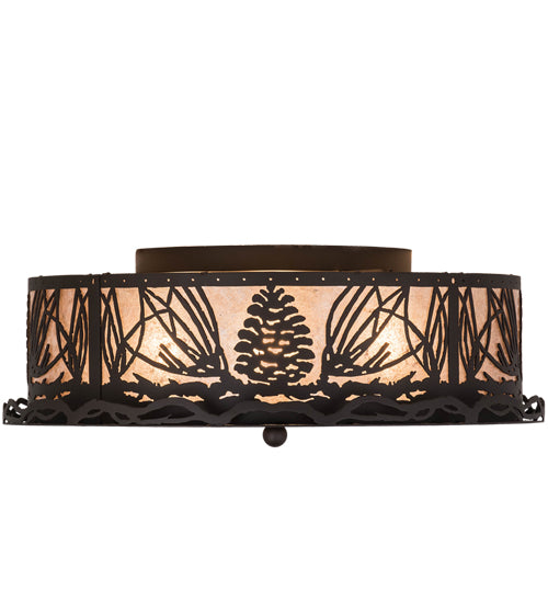 Meyda Tiffany Mountain Pine 171361 Ceiling Light - Oil Rubbed Bronze