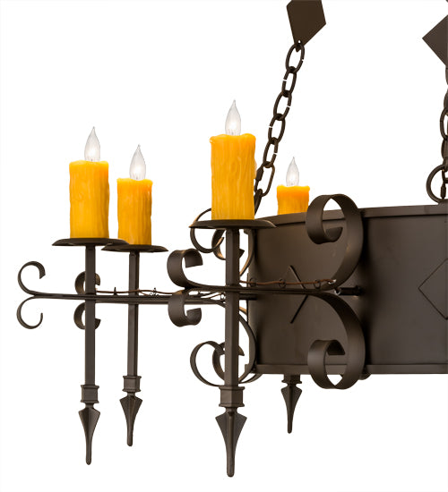 Meyda Tiffany Diamante 171606 Chandelier Light - Oil Rubbed Bronze