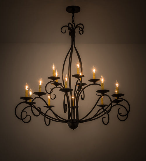 Meyda Tiffany Sienna 171607 Chandelier Light - Timeless Bronze