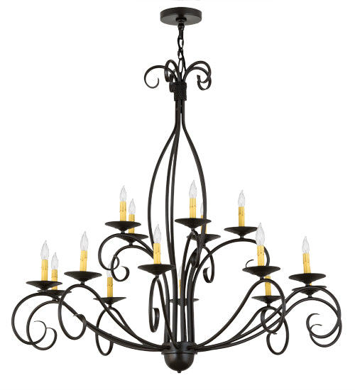 Meyda Tiffany Sienna 171607 Chandelier Light - Timeless Bronze