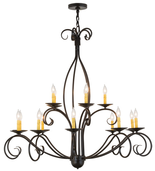 Meyda Tiffany Sienna 171607 Chandelier Light - Timeless Bronze