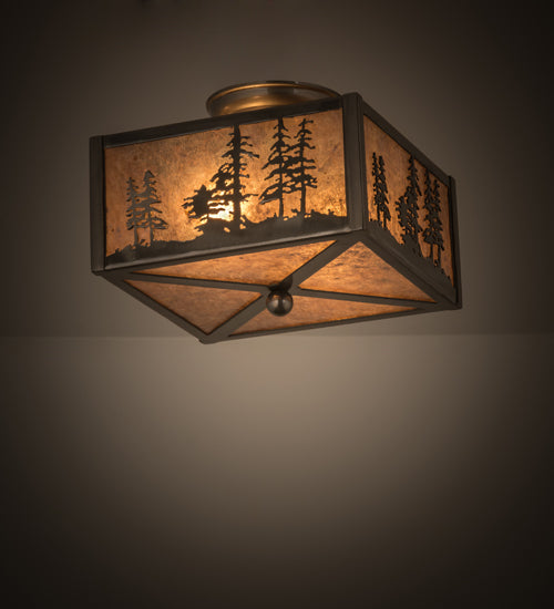 Meyda Tiffany Tall Pines 171626 Ceiling Light - Steel