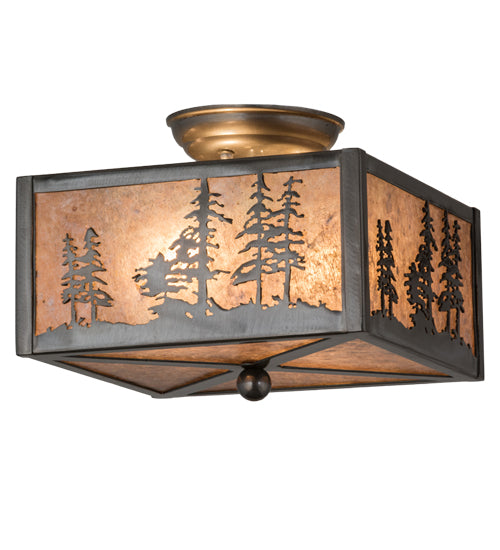 Meyda Tiffany Tall Pines 171626 Ceiling Light - Steel