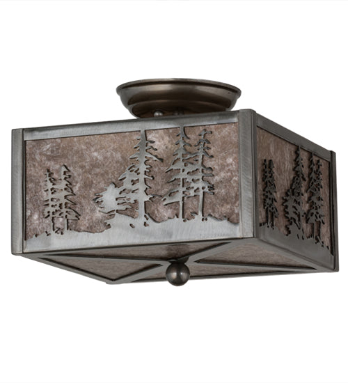 Meyda Tiffany Tall Pines 171626 Ceiling Light - Steel